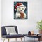Cute Polar Bear Paint by Numbers Kit for Adult Christmas Animals DIY Canvas Paint by Numbers Red Santa Hat Acrylic Painting Home Decor Paint by Numbers Kits 16x20Inch Frameless